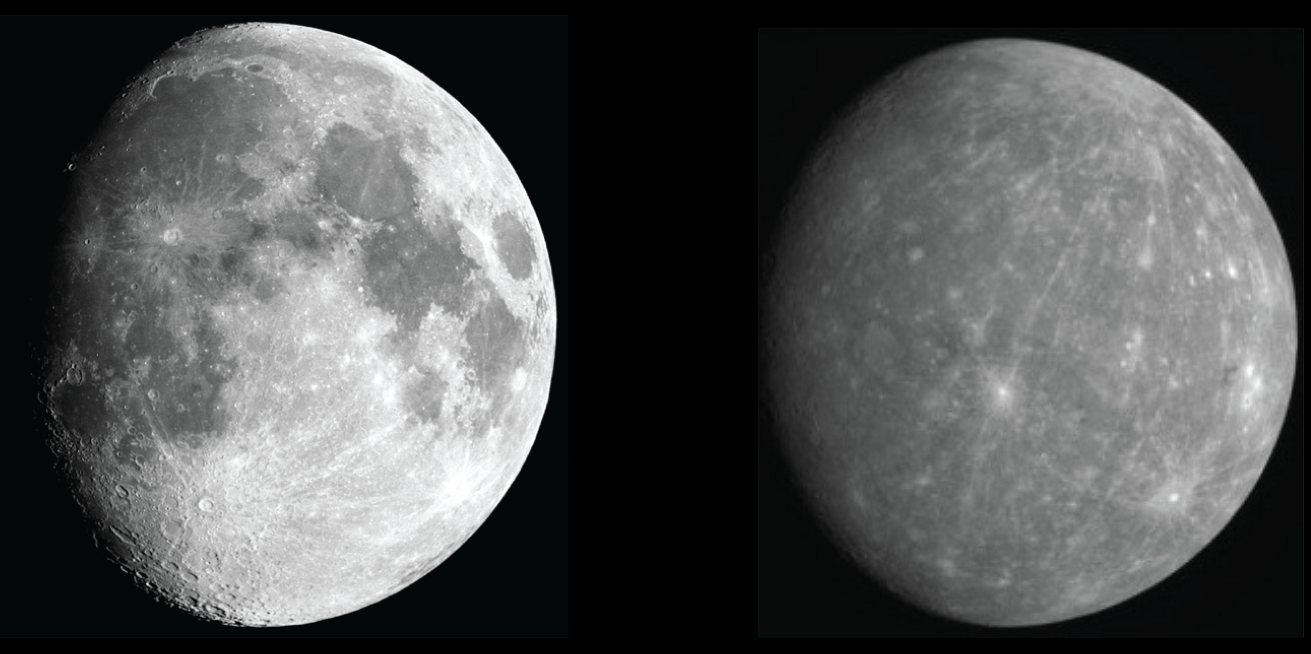 Луна в 8 натальном. Меркурий и Луна. Меркурий и Луна сравнение. - Меркурий в квадратуре с Плутоном. Поверхность Меркурия и Луны.